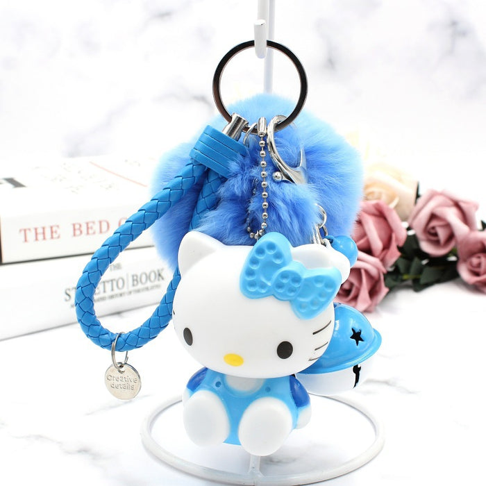 Wholesale cartoon furball cute pendant keychain MOQ≥2 （M) JDC-KC-GHui002