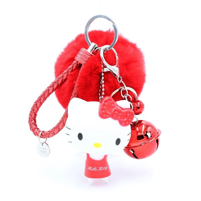 Wholesale cartoon furball cute pendant keychain MOQ≥2 （M) JDC-KC-GHui002