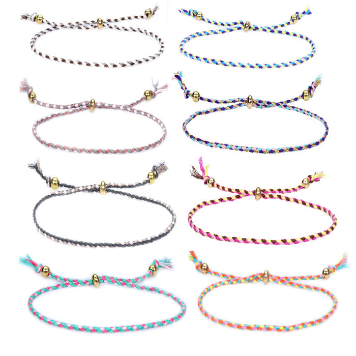 Jewelry WholesaleWholesale knitting hand national Tibetan cotton rope tassel Bracelet JDC-BT-Yiye002 Bracelets 益烨 %variant_option1% %variant_option2% %variant_option3%  Factory Price JoyasDeChina Joyas De China