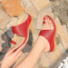 Jewelry WholesaleWholesale plus size boho cutout wedge sandals JDC-SD-XLL002 Sandal 兴利隆 %variant_option1% %variant_option2% %variant_option3%  Factory Price JoyasDeChina Joyas De China