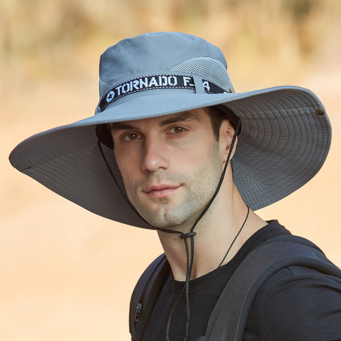 Wholesale sun protection sunshade fishing hat summer super large brim sunhat MOQ≥2 JDC-FH-BG003