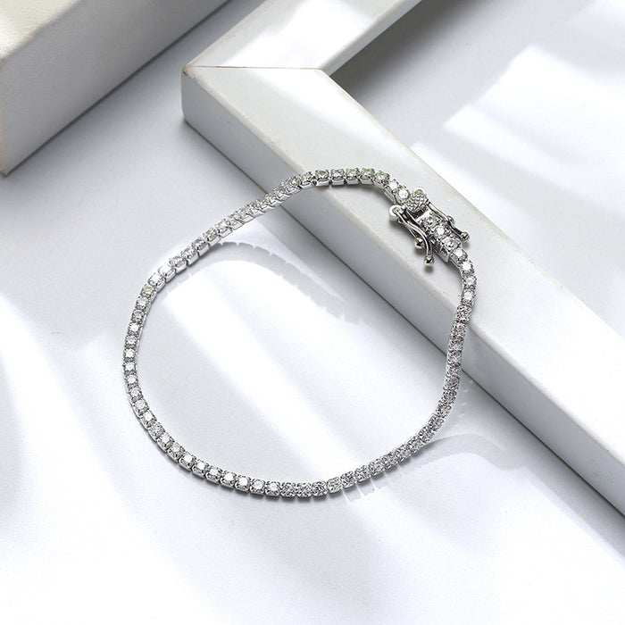 Jewelry WholesaleWholesale S925 Sterling Silver couple Bracelet tennis JDC-BT-ShangD003 Bracelet 尚达 %variant_option1% %variant_option2% %variant_option3%  Factory Price JoyasDeChina Joyas De China