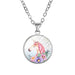 Jewelry WholesaleWholesale cartoon watercolor necklace crystal glass pendant JDC-NE-NH001 Necklaces 柠和 %variant_option1% %variant_option2% %variant_option3%  Factory Price JoyasDeChina Joyas De China