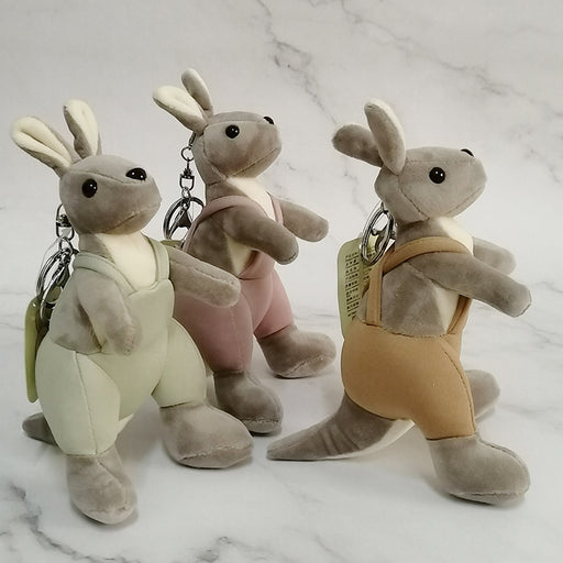 Jewelry WholesaleWholesale scented pants kangaroo plush pendant kangaroo doll keychain MOQ≥3 JDC-KC-DXD001 Keychains 多西多 %variant_option1% %variant_option2% %variant_option3%  Factory Price JoyasDeChina Joyas De China