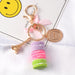 Jewelry WholesaleWholesale Cake Macaron Resin Metal Keychain JDC-KC-FeiRun042 Keychains 飞润 %variant_option1% %variant_option2% %variant_option3%  Factory Price JoyasDeChina Joyas De China