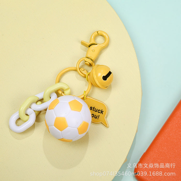 Wholesale World Cup Festive Gift Football Metal Keychain MOQ≥3 JDC-KC-WYan006