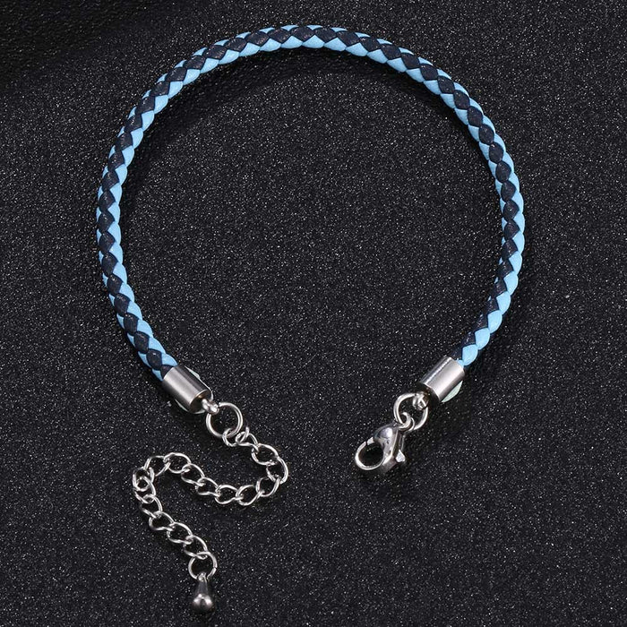 Jewelry WholesaleWholesale Leather Stainless Steel Bracelet JDC-BT-RShen029 Bracelet 日盛 %variant_option1% %variant_option2% %variant_option3%  Factory Price JoyasDeChina Joyas De China