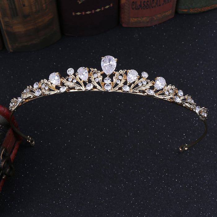 Jewelry WholesaleWholesale zircon small crown hair band JDC-HD-ZuanG009 Headband 钻岗 %variant_option1% %variant_option2% %variant_option3%  Factory Price JoyasDeChina Joyas De China