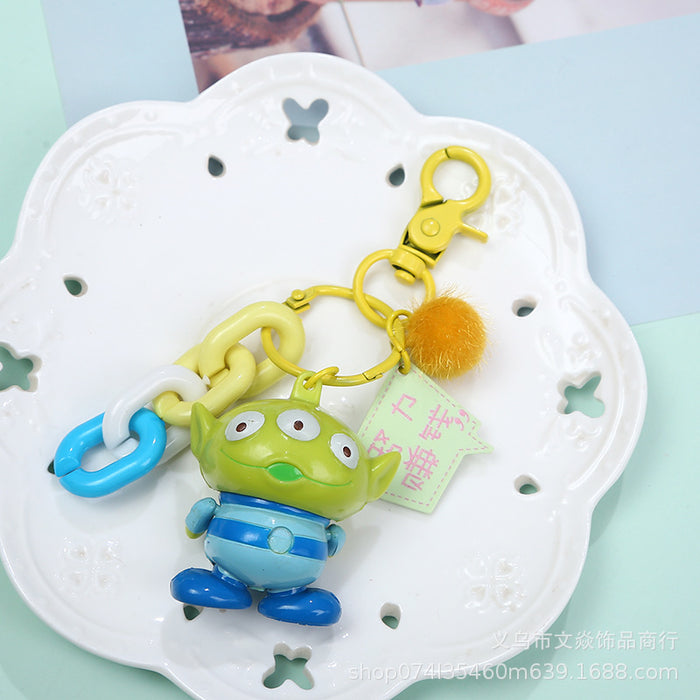 Wholesale keychain bag pendant cute doll MOQ≥3 JDC-KC-WYan001