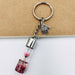 Jewelry WholesaleWholesale dried flower glass bottle pendant keychain MOQ≥2 JDC-KC-QiShi015 Keychains 奇释 %variant_option1% %variant_option2% %variant_option3%  Factory Price JoyasDeChina Joyas De China