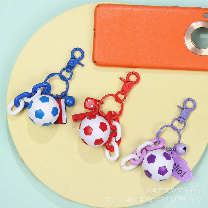 Wholesale World Cup Festive Gift Football Metal Keychain MOQ≥3 JDC-KC-WYan006