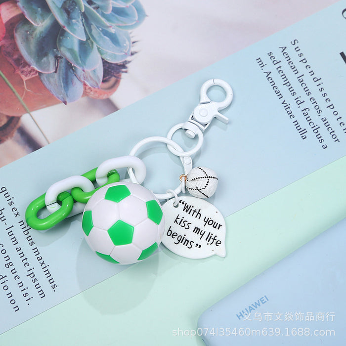 Wholesale World Cup Festive Gift Football Metal Keychain MOQ≥3 JDC-KC-WYan006