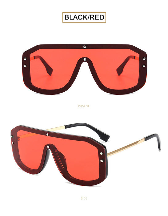 Wholesale Metal Half Frame Women Letter F Watermark Sunglasses JDC-SG-YinB009