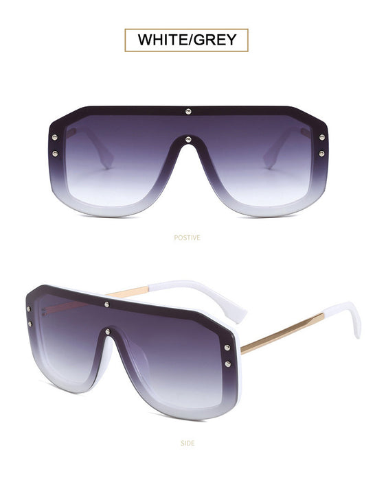 Wholesale Metal Half Frame Women Letter F Watermark Sunglasses JDC-SG-YinB009