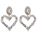 Jewelry WholesaleWholesale Heart Shaped Alloy Set Fancy Diamond Vintage Earrings JDC-ES-Hemin008 Earrings 和鸣 %variant_option1% %variant_option2% %variant_option3%  Factory Price JoyasDeChina Joyas De China