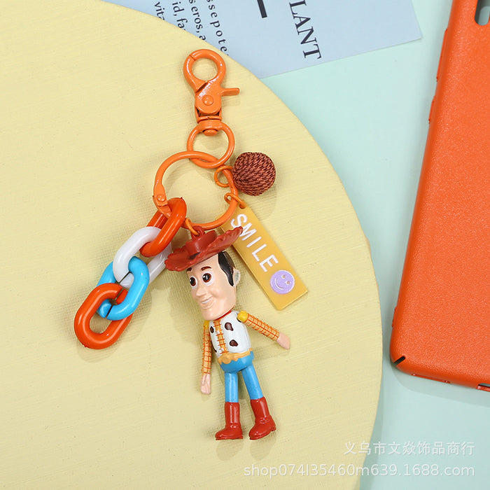 Wholesale keychain bag pendant cute doll MOQ≥3 JDC-KC-WYan001