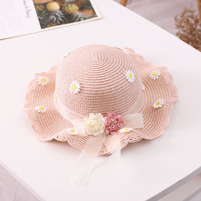 Jewelry WholesaleWholesale straw ribbon flower sunshade fisherman hat JDC-FH-Andie005 Fashionhat 暗蝶 %variant_option1% %variant_option2% %variant_option3%  Factory Price JoyasDeChina Joyas De China