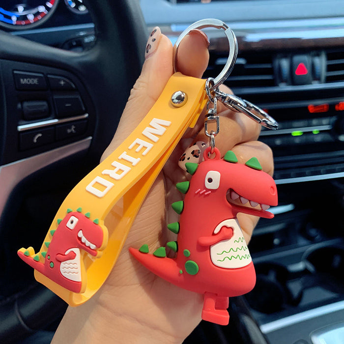 Jewelry WholesaleWholesale creative cute dinosaur cartoon keychain pendant JDC-KC-Yaoyun011 Keychains 瑶韵 %variant_option1% %variant_option2% %variant_option3%  Factory Price JoyasDeChina Joyas De China