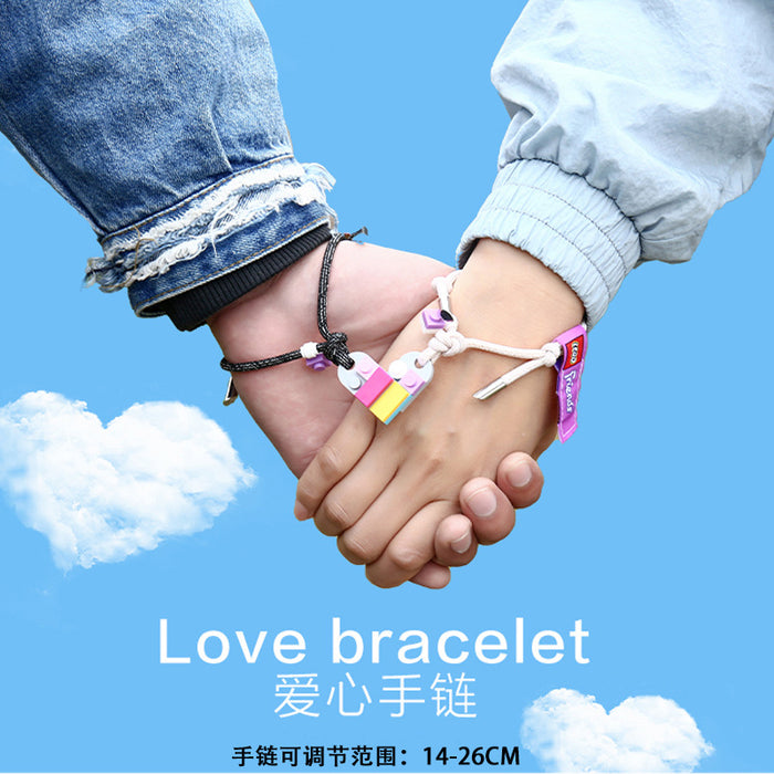 Wholesale Friends Building Blocks Bracelet Couples JDC-BT-ZiR014