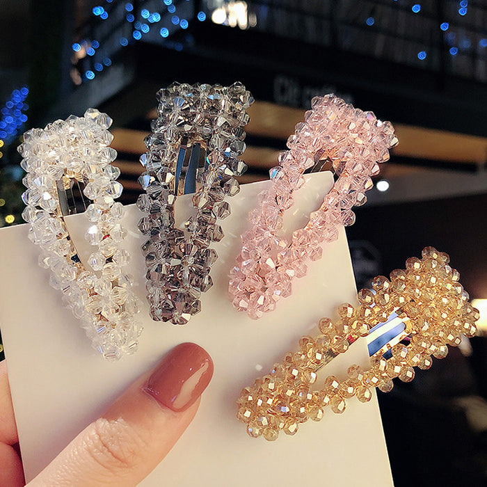 Wholesale rhinestone hairpin back head crystal hairpin JDC-HC-Shangy001