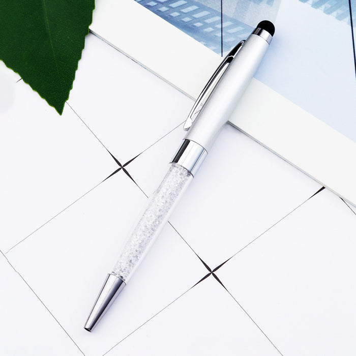 Wholesale Diamond Metal Pen Handwriting Capacitive Ballpoint Pen JDC-BP-Huah035