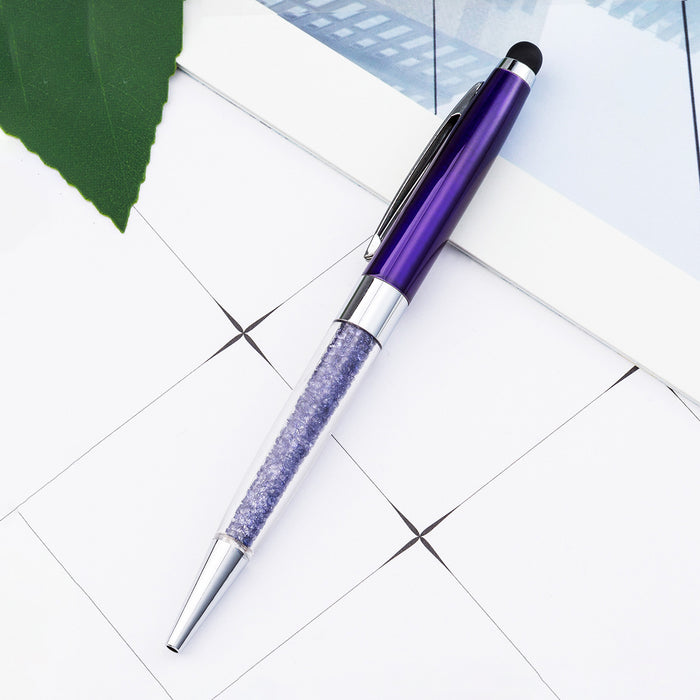 Wholesale Diamond Metal Pen Handwriting Capacitive Ballpoint Pen JDC-BP-Huah035