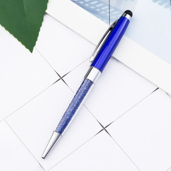 Wholesale Diamond Metal Pen Handwriting Capacitive Ballpoint Pen JDC-BP-Huah035