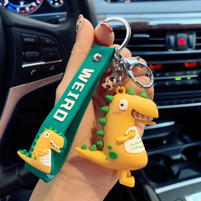 Jewelry WholesaleWholesale creative cute dinosaur cartoon keychain pendant JDC-KC-Yaoyun011 Keychains 瑶韵 %variant_option1% %variant_option2% %variant_option3%  Factory Price JoyasDeChina Joyas De China