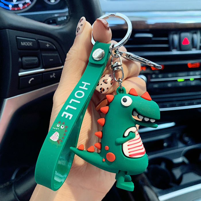 Jewelry WholesaleWholesale creative cute dinosaur cartoon keychain pendant JDC-KC-Yaoyun011 Keychains 瑶韵 %variant_option1% %variant_option2% %variant_option3%  Factory Price JoyasDeChina Joyas De China