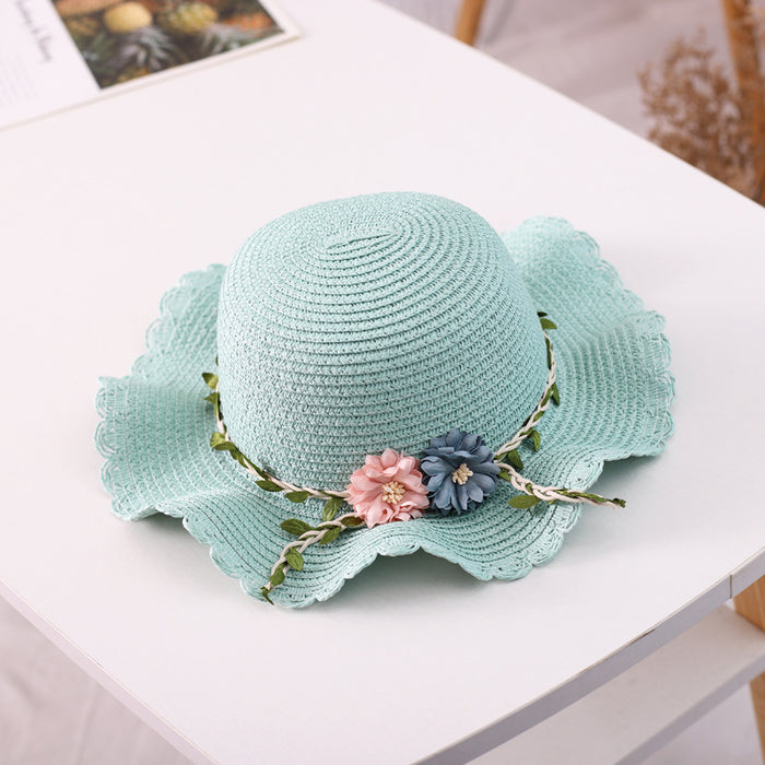 Jewelry WholesaleWholesale Summer Parent-Child Flower Straw Hat Bag JDC-FH-GuoD004 Fashionhat 国冬 %variant_option1% %variant_option2% %variant_option3%  Factory Price JoyasDeChina Joyas De China