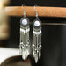 Jewelry WholesaleWholesale Chain Tassel Turquoise Alloy Earrings JDC-ES-Daiq032 Earrings 黛茜 %variant_option1% %variant_option2% %variant_option3%  Factory Price JoyasDeChina Joyas De China