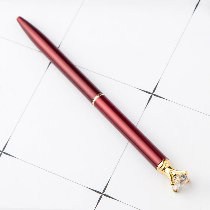 Wholesale Diamond Metal Ballpoint Pen MOQ≥2 JDC-BP-Huah075