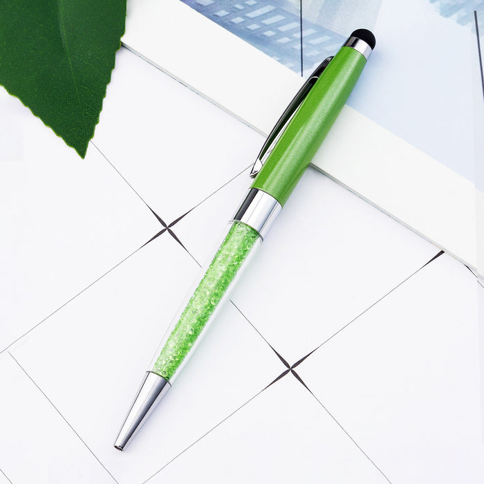 Wholesale Diamond Metal Pen Handwriting Capacitive Ballpoint Pen JDC-BP-Huah035