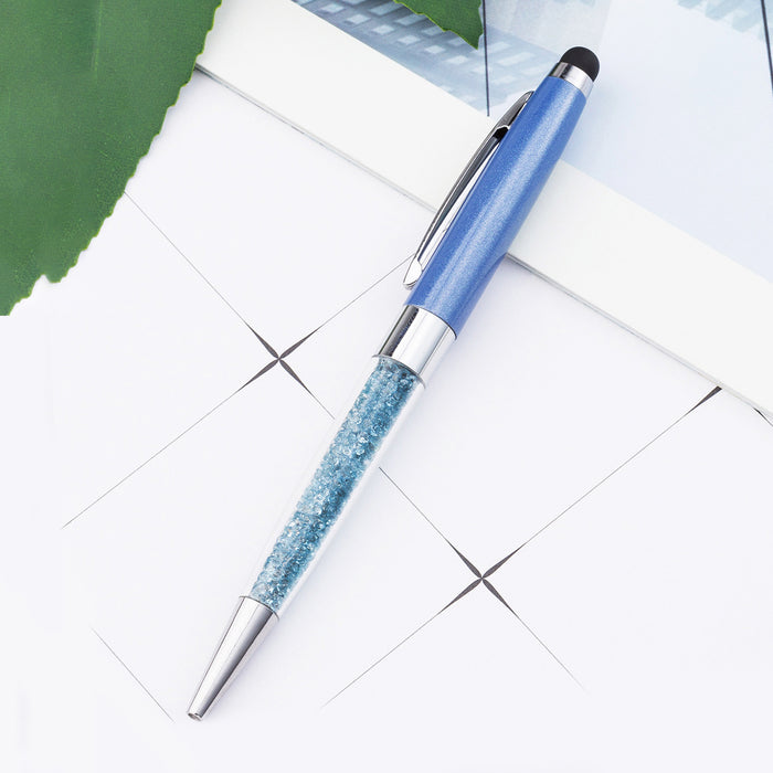 Wholesale Diamond Metal Pen Handwriting Capacitive Ballpoint Pen JDC-BP-Huah035