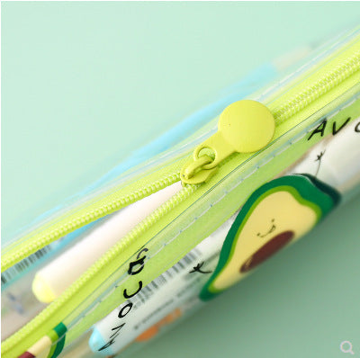 Wholesale Pencil Bag PVC Cute Transparent Stationery Box MOQ≥2 JDC-PB-YUNKE014