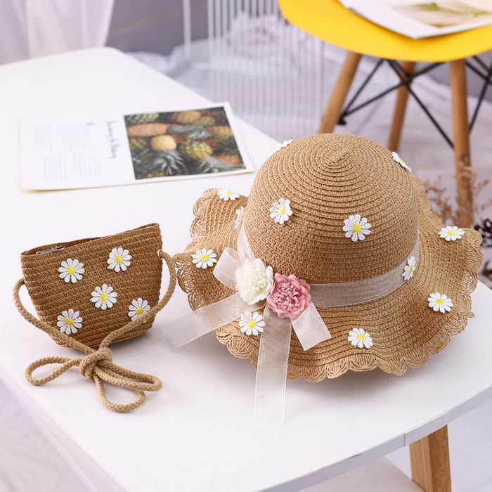 Jewelry WholesaleWholesale straw ribbon flower sunshade fisherman hat JDC-FH-Andie005 Fashionhat 暗蝶 %variant_option1% %variant_option2% %variant_option3%  Factory Price JoyasDeChina Joyas De China