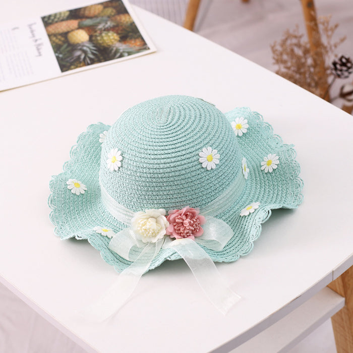 Jewelry WholesaleWholesale straw ribbon flower sunshade fisherman hat JDC-FH-Andie005 Fashionhat 暗蝶 %variant_option1% %variant_option2% %variant_option3%  Factory Price JoyasDeChina Joyas De China