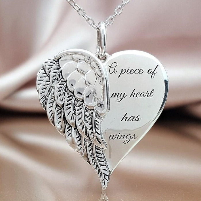 Jewelry WholesaleWholesale love wing necklace JDC-NE-Saip013 Necklaces 赛蒲 %variant_option1% %variant_option2% %variant_option3%  Factory Price JoyasDeChina Joyas De China