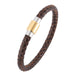 Jewelry WholesaleWholesale Men's Leather Braided Stainless Steel Bracelet JDC-BT-RShen014 Bracelet 日盛 %variant_option1% %variant_option2% %variant_option3%  Factory Price JoyasDeChina Joyas De China