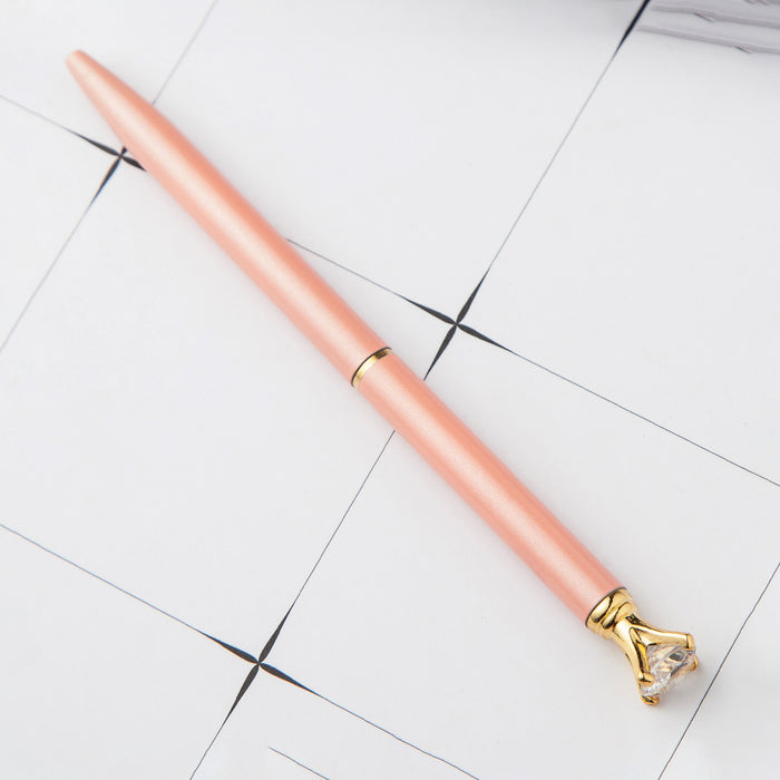 Wholesale Diamond Metal Ballpoint Pen MOQ≥2 JDC-BP-Huah075