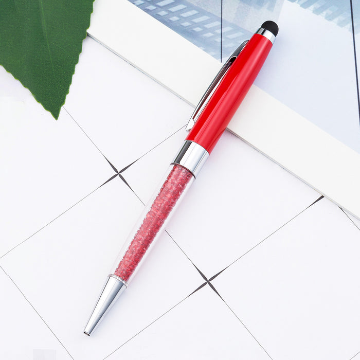 Wholesale Diamond Metal Pen Handwriting Capacitive Ballpoint Pen JDC-BP-Huah035