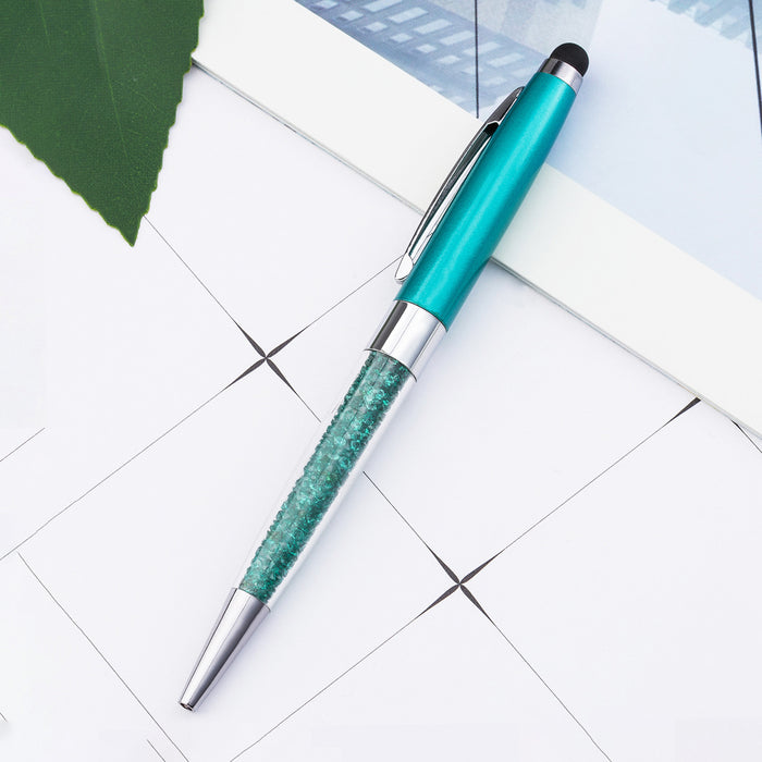 Wholesale Diamond Metal Pen Handwriting Capacitive Ballpoint Pen JDC-BP-Huah035