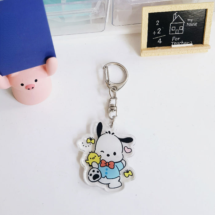 Wholesale Keychain Acrylic Cute Cartoon Pendant MOQ≥2 (S) JDC-KC-ChuangYin010