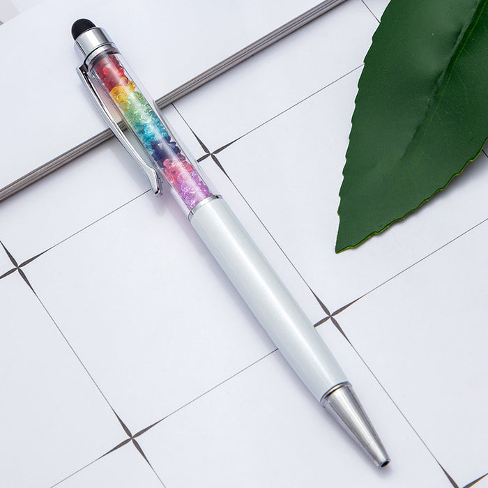 Wholesale metal new crystal metal ballpoint pen MOQ≥2 JDC-BP-Huah49