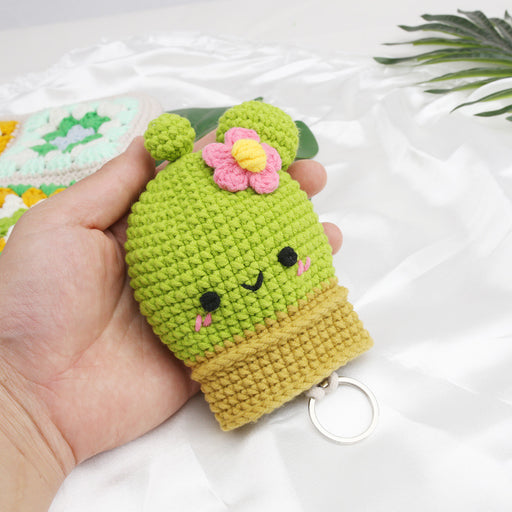 Jewelry WholesaleWholesale original handmade cactus key bag extended version cute wool MOQ≥3 JDC-KC-BDXY005 Keychains 布袋香语 %variant_option1% %variant_option2% %variant_option3%  Factory Price JoyasDeChina Joyas De China