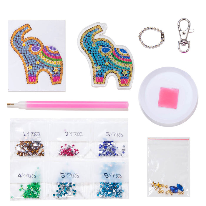 Wholesale single style DIY acrylic sticker keychain JDC-KC-XiuC001