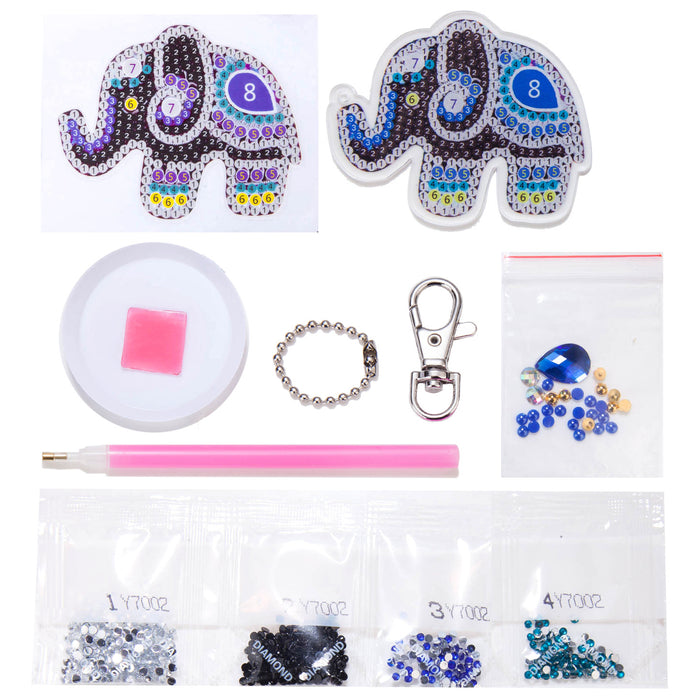 Wholesale single style DIY acrylic sticker keychain JDC-KC-XiuC001