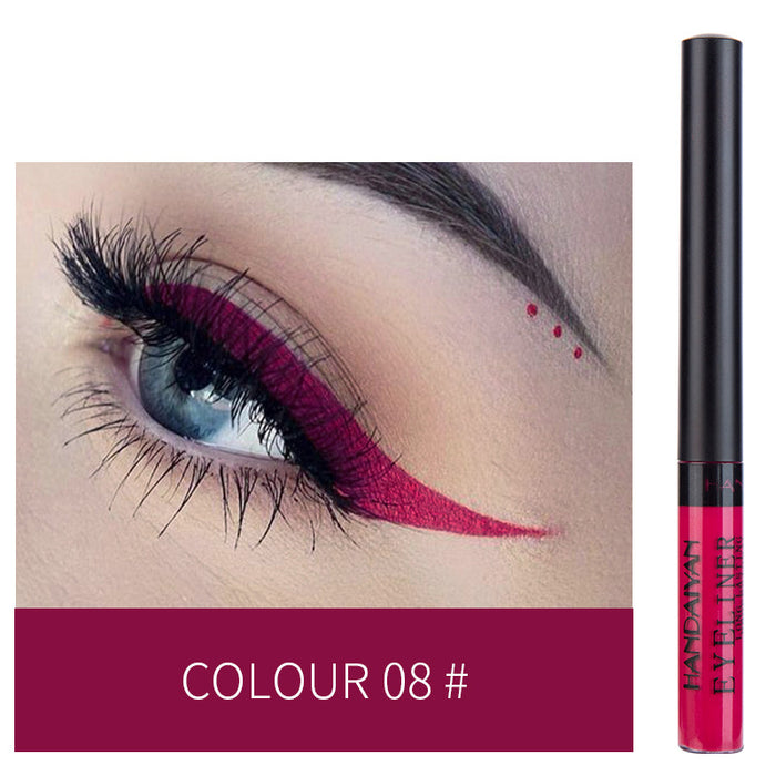 Jewelry WholesaleWholesale water does not fade 12 color matte color Eyeliner JDC-SH-HDY003 eyeliner 韩黛妍 %variant_option1% %variant_option2% %variant_option3%  Factory Price JoyasDeChina Joyas De China