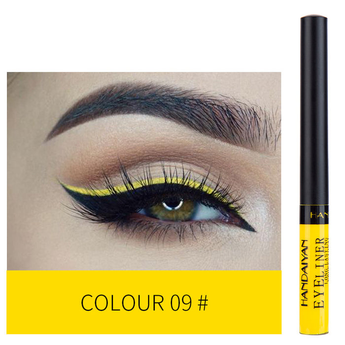 Jewelry WholesaleWholesale water does not fade 12 color matte color Eyeliner JDC-SH-HDY003 eyeliner 韩黛妍 %variant_option1% %variant_option2% %variant_option3%  Factory Price JoyasDeChina Joyas De China