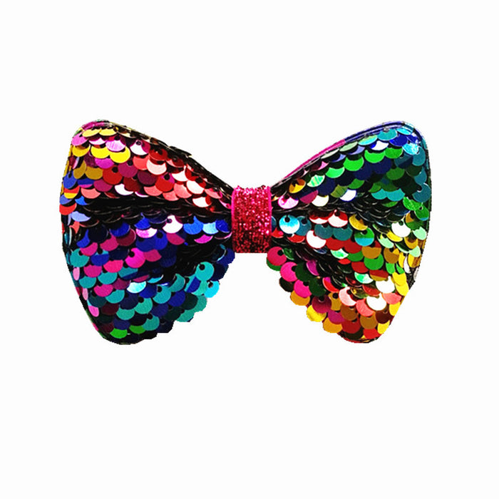 Jewelry WholesaleWholesale Sequins Large Bow Kids Hair Clips （F)JDC-HC-Manlun007 Hair Clips 漫沦 %variant_option1% %variant_option2% %variant_option3%  Factory Price JoyasDeChina Joyas De China